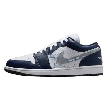 Баскетбольные кроссовки Air 1 Vintage Men Low-Touch Blue/White Jordan