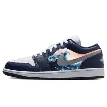 Баскетбольные кроссовки Air 1 Vintage Men Low-Touch Blue/White Jordan