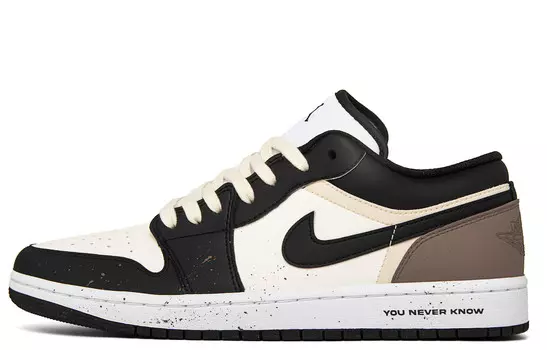 Баскетбольные кроссовки Air 1 Vintage Men Low-Top Black/Brown Jordan