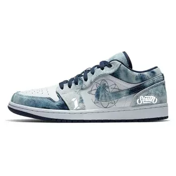 Баскетбольные кроссовки Air 1 Vintage Men Low-Touch Blue/White Jordan