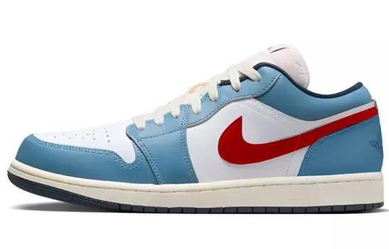 Баскетбольные кроссовки Air 1 Vintage Men Low-Top Blue/Red/White Jordan