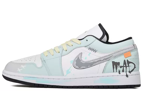 Баскетбольные кроссовки Air 1 Vintage Men Low-Top Blue/Grey/White Jordan