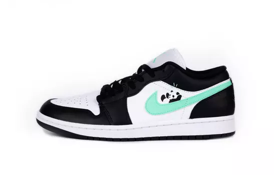Баскетбольные кроссовки Air 1 Vintage Men Low-Top Black/White/Green Jordan