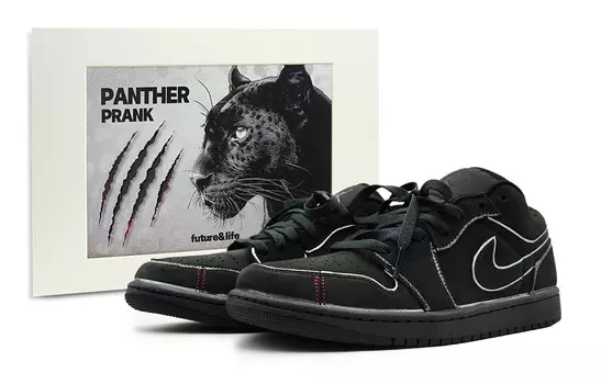 Баскетбольные кроссовки Air 1 Vintage Men Low-Top Black/White Jordan