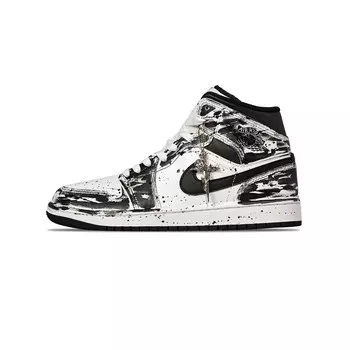 Баскетбольные кроссовки Air 1 Vintage Men High-Top Black/White Jordan