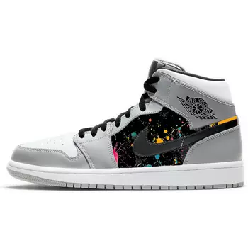Баскетбольные кроссовки Air 1 Vintage Men Mid-Top White/Grey Jordan