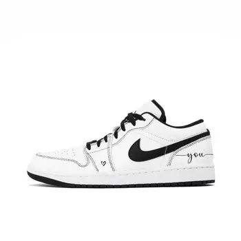 Баскетбольные кроссовки Air 1 Vintage Men Low-Top Black/White Jordan