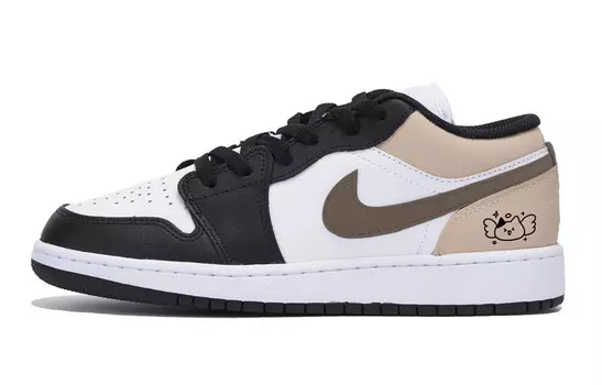 Баскетбольные кроссовки Air 1 Vintage Men Low-Touch Black Brown Jordan