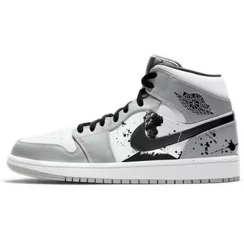 Баскетбольные кроссовки Air 1 Vintage Men Mid-Top White/Grey Jordan