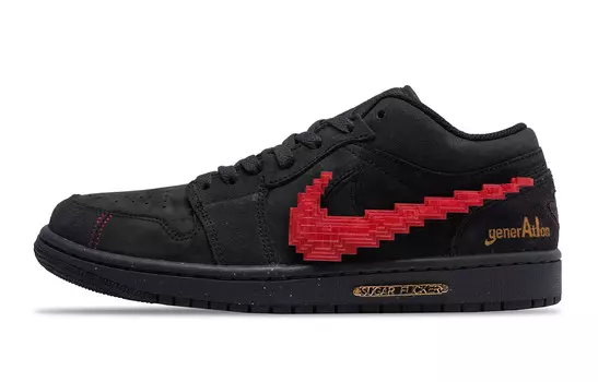 Баскетбольные кроссовки Air 1 Vintage Men Low-Top Black Jordan