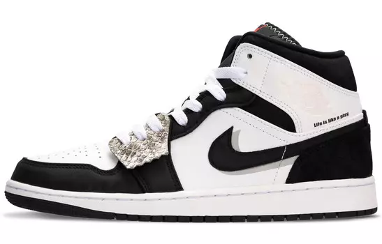 Баскетбольные кроссовки Air 1 Vintage Men High-Top Black/White Jordan