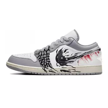 Баскетбольные кроссовки Air 1 Vintage Men Low-Top Grey/White Jordan