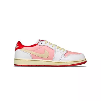 Баскетбольные кроссовки Air 1 Vintage Men Low-Top Pink/Yellow Jordan