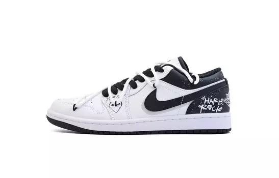 Баскетбольные кроссовки Air 1 Vintage Men Low-Top Black/White Jordan