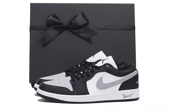 Баскетбольные кроссовки Air 1 Vintage Men Low-Touch Black Grey Jordan