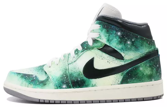 Баскетбольные кроссовки Air 1 Vintage Men Mid-Top Green/White Jordan