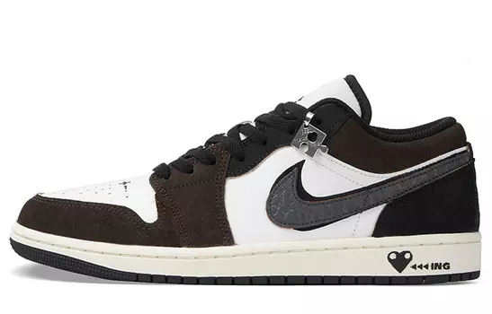 Баскетбольные кроссовки Air 1 Vintage Men Low-top Back/коричневый Jordan