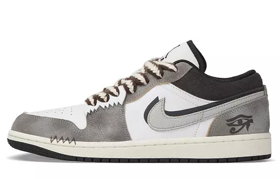Баскетбольные кроссовки Air 1 Vintage Men Low-Top серый/белый Jordan