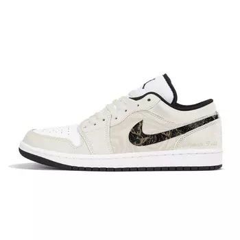 Баскетбольные кроссовки Air 1 Vintage Men Low-Top Off White/Black Jordan