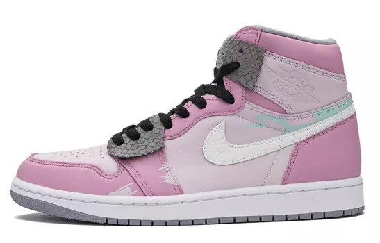 Баскетбольные кроссовки Air 1 Vintage Unisex High-Top Фиолетовый/Серый Jordan