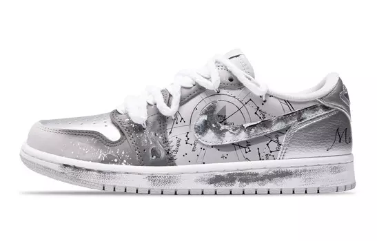 Баскетбольные кроссовки Air 1 Vintage Unisex Low-Top Grey Jordan