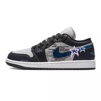 Баскетбольные кроссовки Air 1 Vintage Unisex Low-Touch Blue Jordan