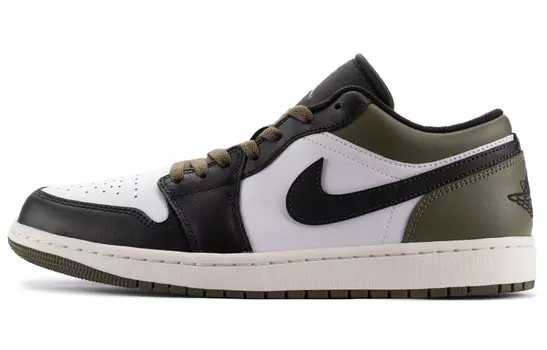 Баскетбольные кроссовки Air 1 Vintage Unisex Low-Top Black/White/Green Jordan