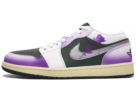 Баскетбольные кроссовки Air 1 Vintage Unisex Low-Touch Silver Jordan, фиолетовый