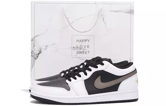 Баскетбольные кроссовки Air 1 Vintage Unisex Low-Top White/Brown Jordan