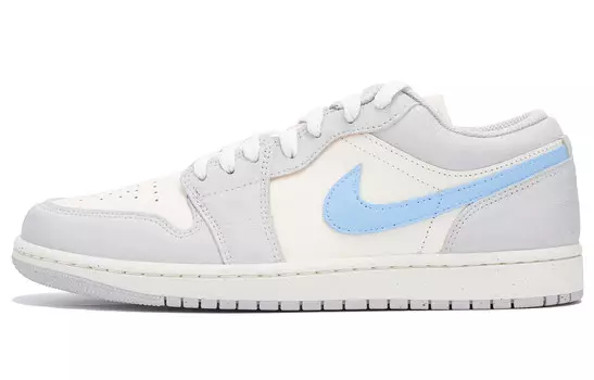 Баскетбольные кроссовки Air 1 Vintage Unisex Low-Top Серый/Белый/Синий Jordan
