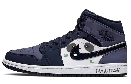 Баскетбольные кроссовки Air 1 Vintage Unisex Mid-Top Фиолетовый/Белый Jordan