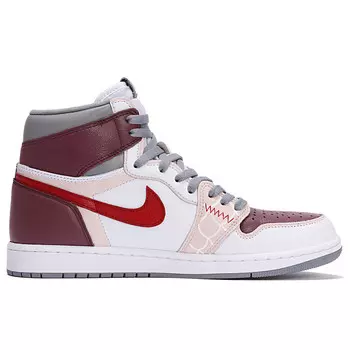 Баскетбольные кроссовки Air 1 Vintage Unisex High-top Серый/Красный Jordan