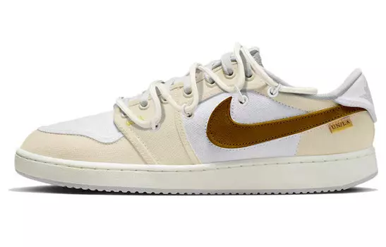 Баскетбольные кроссовки Air 1 Vintage Unisex Low-Top Brown Jordan