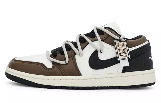 Баскетбольные кроссовки Air 1 Vintage Unisex Low-Top White Jordan