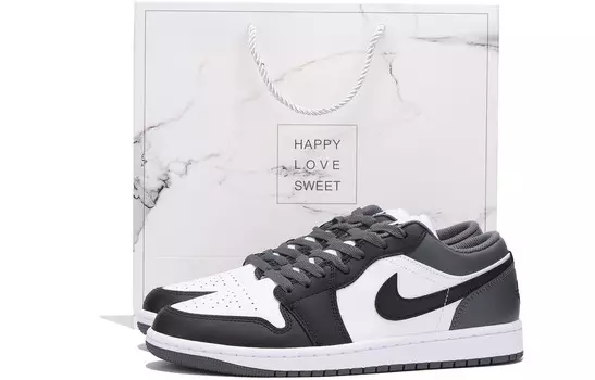 Баскетбольные кроссовки Air 1 Vintage Unisex Low-Top Black Grey Jordan