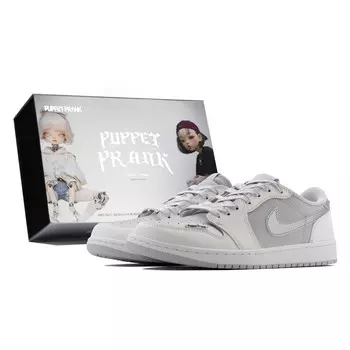 Баскетбольные кроссовки Air 1 Vintage Unisex Low-Top Silver/Grey Jordan