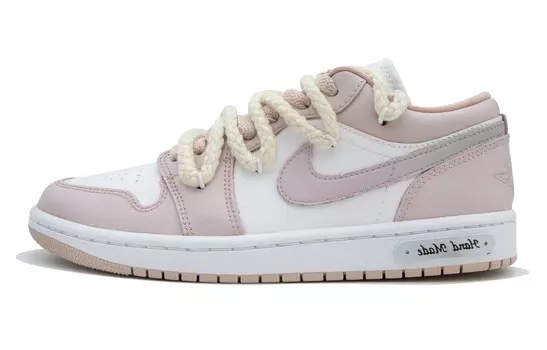 Баскетбольные кроссовки Air 1 Vintage Unisex Low-top Pink/white Jordan