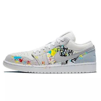 Баскетбольные кроссовки Air 1 Vintage Unisex Low-Top White/Grey Jordan