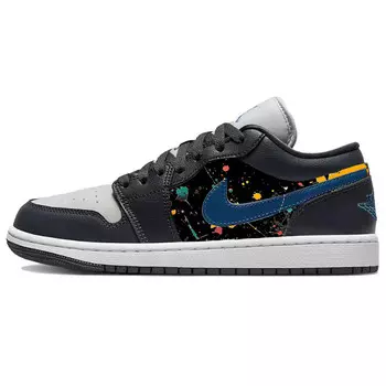 Баскетбольные кроссовки Air 1 Vintage Unisex Low-Top Black/Blue Jordan