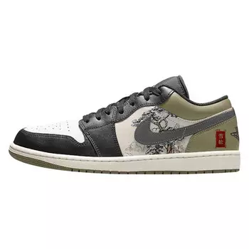 Баскетбольные кроссовки Air 1 Vintage Unisex Low-Top White/Green Jordan