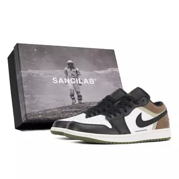 Баскетбольные кроссовки Air 1 Vintage Unisex Low-Top Coffee Jordan, цвет Coffee