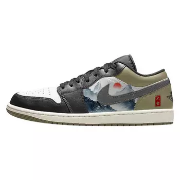 Баскетбольные кроссовки Air 1 Vintage Unisex Low-Top Black/White Jordan
