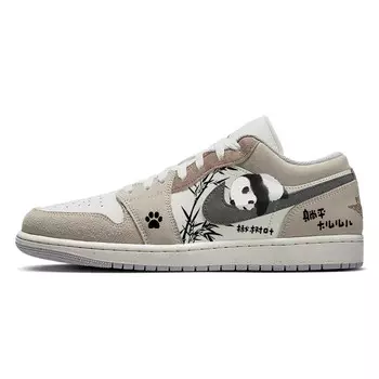 Баскетбольные кроссовки Air 1 Vintage Unisex Low-Top White/Brown Jordan
