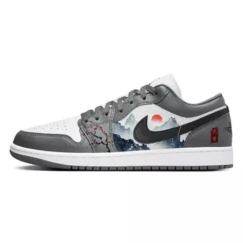 Баскетбольные кроссовки Air 1 Vintage Unisex Low-Top Серый/Белый Jordan