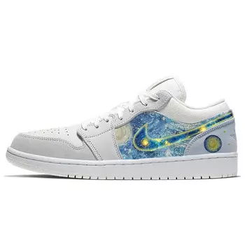 Баскетбольные кроссовки Air 1 Vintage Unisex Low-Top White/Grey Jordan