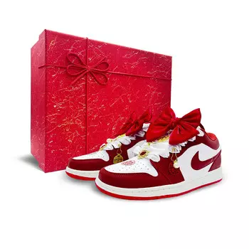 Баскетбольные кроссовки Air 1 Vintage Unisex Low-Go Red Jordan, красный
