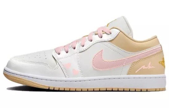 Баскетбольные кроссовки Air 1 Vintage женские с низким верхом серебристо-розовый Jordan, цвет Silver Pink