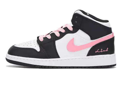 Баскетбольные кроссовки Air 1 Vintage женские с низким верхом розового цвета Jordan, цвет Bright Pink