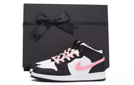 Баскетбольные кроссовки Air 1 Vintage женские с низким верхом розового цвета Jordan, цвет Bright Pink