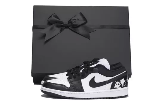 Баскетбольные кроссовки Air 1 Vintage женские с низким верхом, черный/розовый Jordan